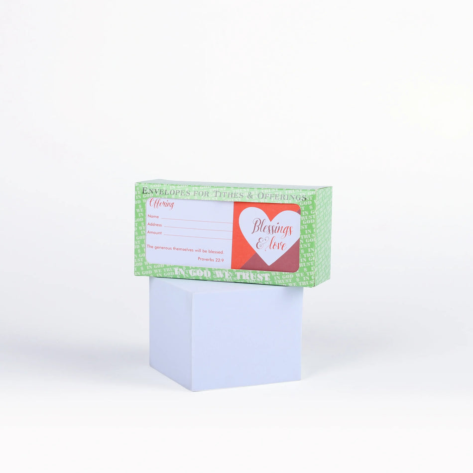 Offering Envelope Blessings & Love 100Ct by Swanson Christian Products, product view 2