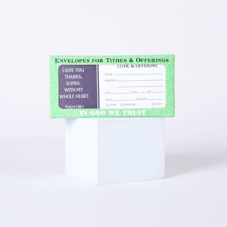 Envelope for Tithe and Offering - Give Thanks - 100 Ct. by Swanson Christian Products