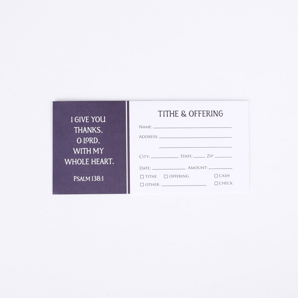 Envelope for Tithe and Offering - Give Thanks - 100 Ct. by Swanson Christian Products, product view 4