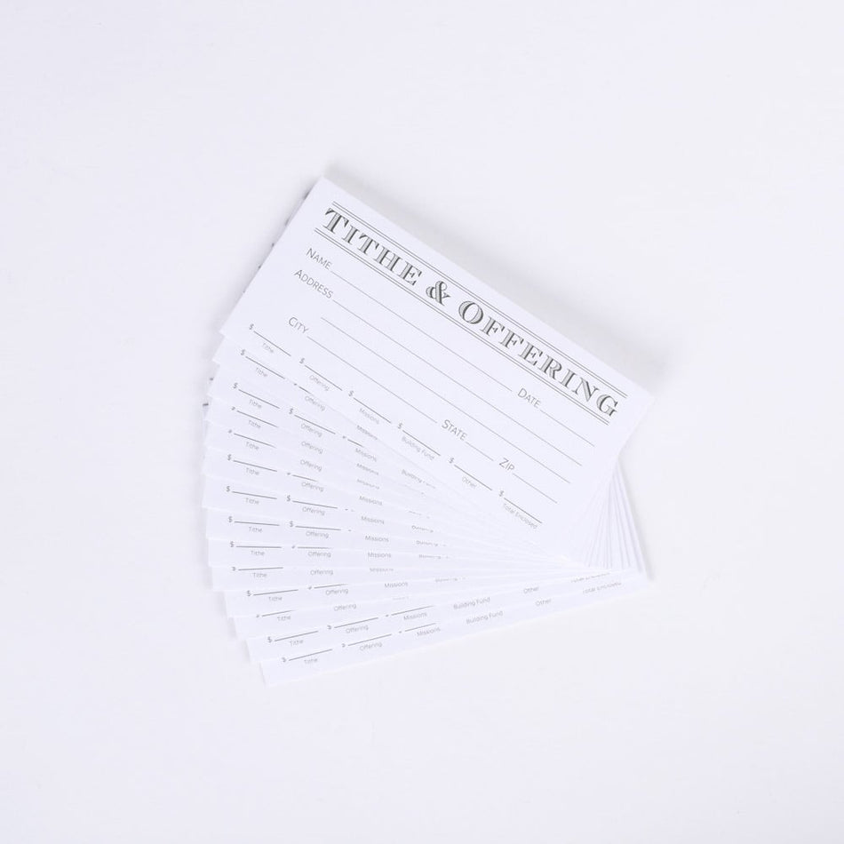 Envelope for Tithe and Offering - Green - 100 Ct. by Swanson Christian Products, product view 2