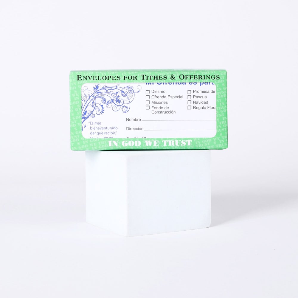 Envelope for Tithe and Offering - I Love My Church - 100 Ct. by Swanson Christian Products, product view 2