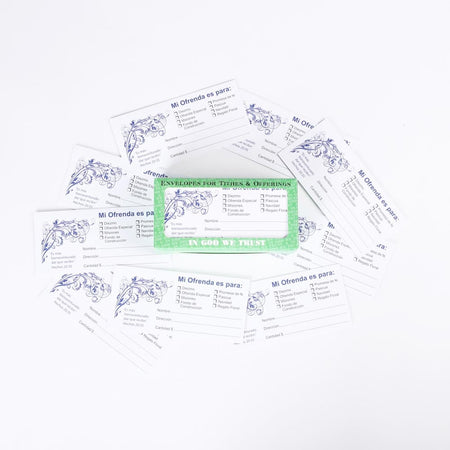 Envelope for Tithe and Offering - I Love My Church - 100 Ct. by Swanson Christian Products, product view 4