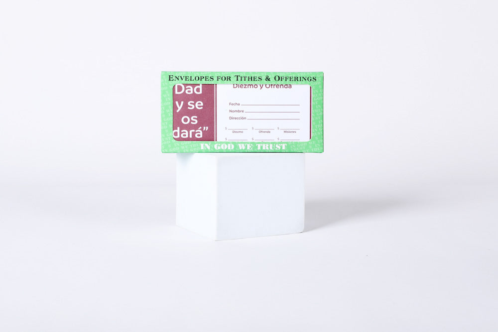 Spanish Envelope for Tithe and Offering - Give and it will be Given - 100 Ct. by Swanson Christian Products