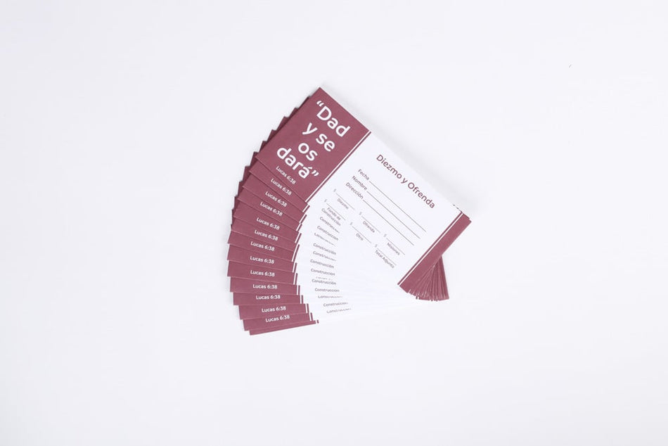 Spanish Envelope for Tithe and Offering - Give and it will be Given - 100 Ct. by Swanson Christian Products, product view 2