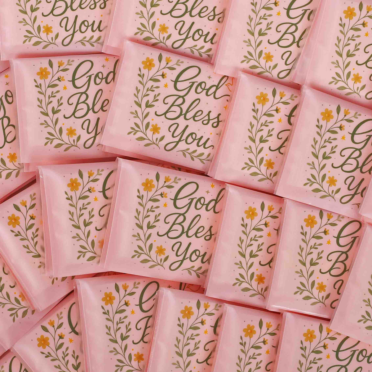 TISSUE GOD BLESS YOU DOVE & CROSS PK12