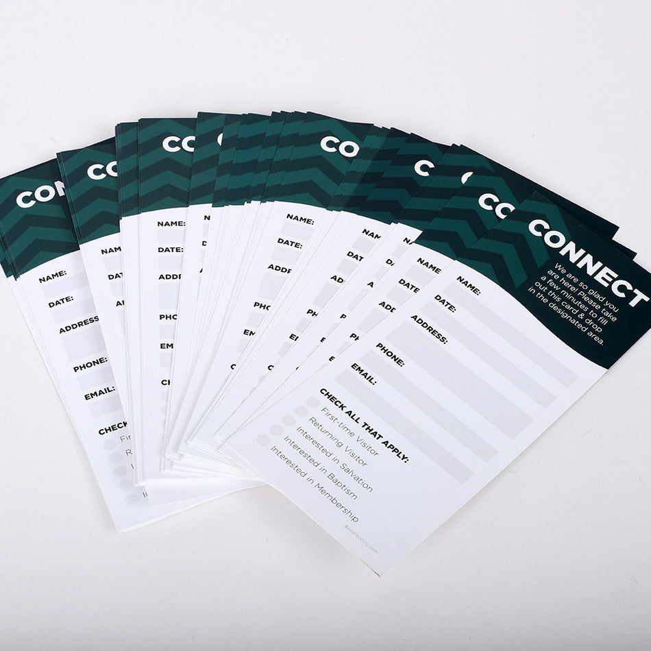 Connection Card Green 50ct