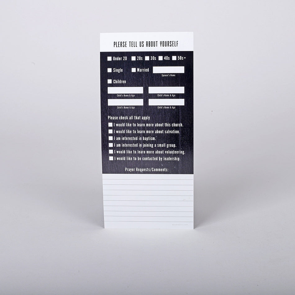 Connection Card Black 50ct