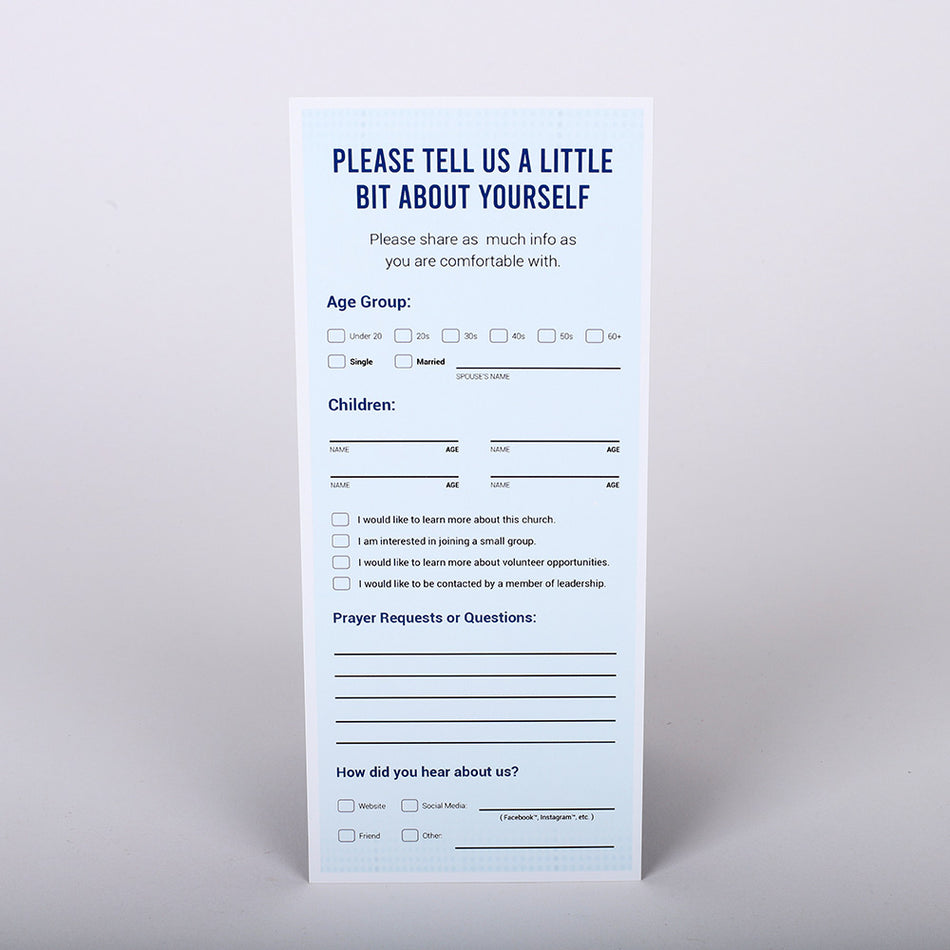 Connection Card Blue 50 Ct.