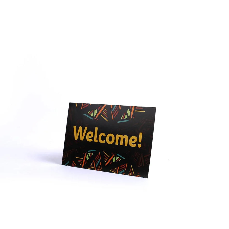 Connect Visitor Card – Multicolor – Black – 50 count