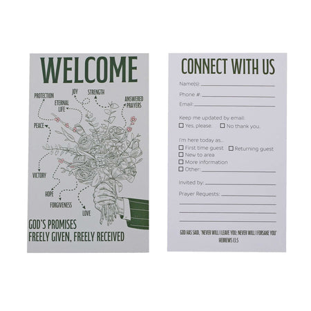 CONNECTION CARD GOD'S PROMISES 50CT