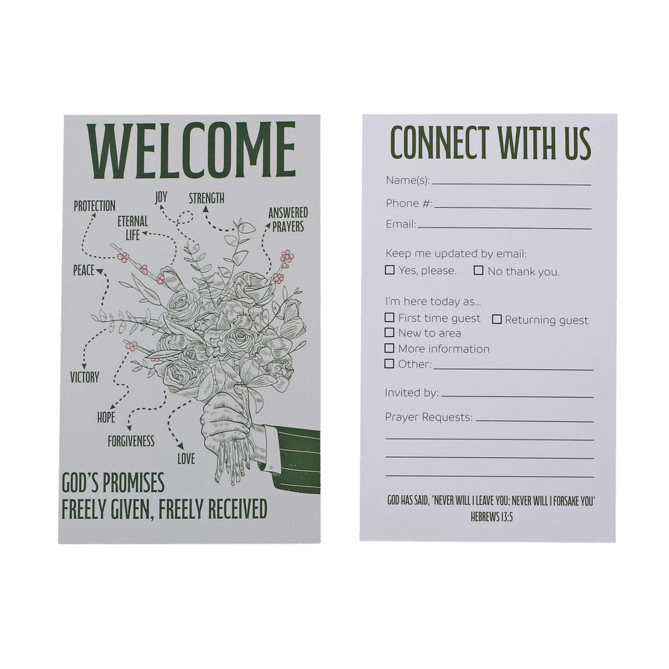 CONNECTION CARD GOD'S PROMISES 50CT