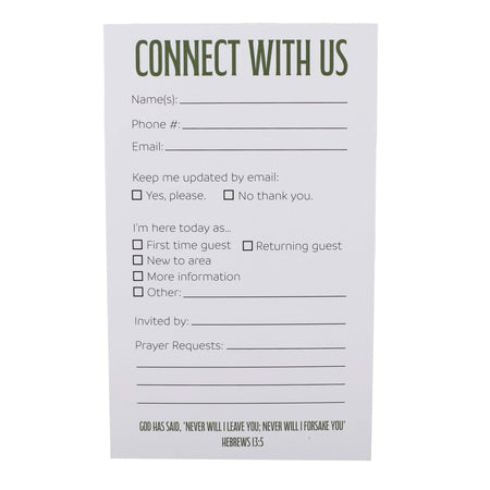 CONNECTION CARD GOD'S PROMISES 50CT