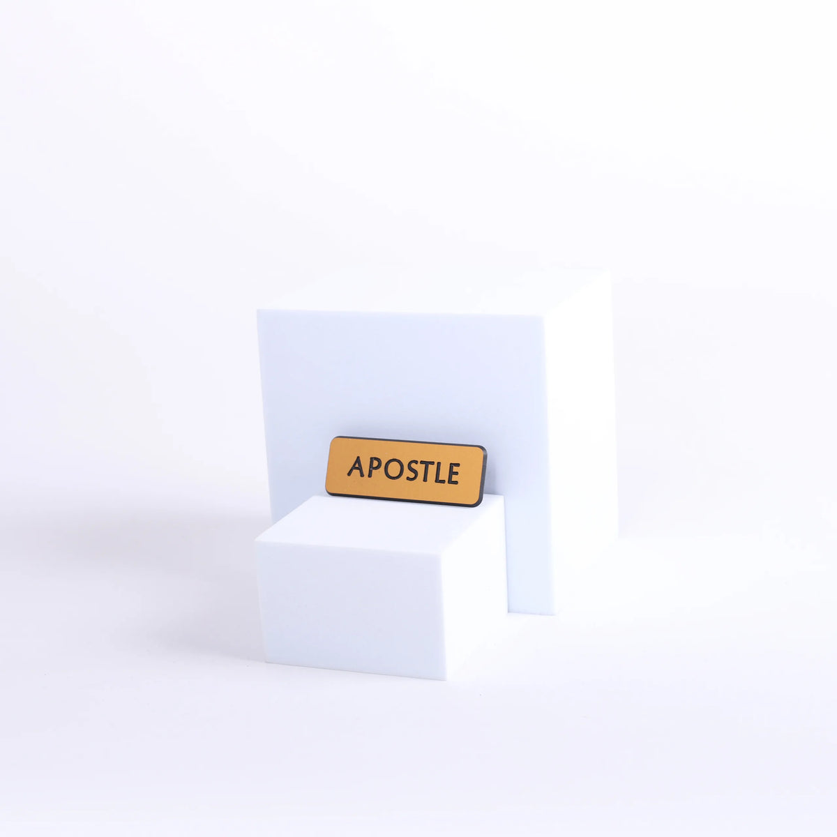 Badge Engraved Contemporary Apostle Gold Pin by Swanson Christian Products