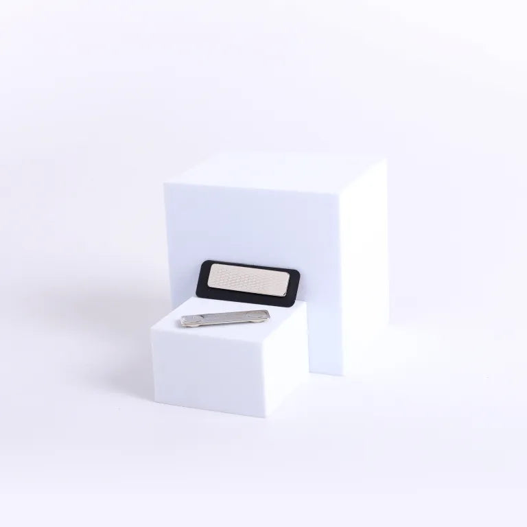 Badge Engraved Contemporary Usher Gold Magnet