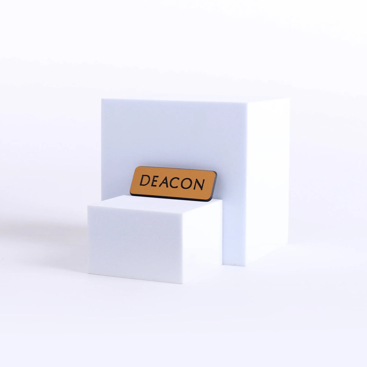 Badge Engraved Contemporary Deacon Gold Magnet by Swanson Christian Products