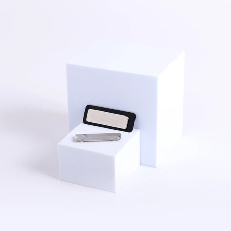 Badge Engraved Contemporary Usher Silver Magnet by Swanson Christian Products, product view 2