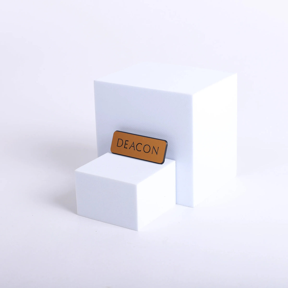 Badge Engraved Contemporary Deacon Gold Pin by Swanson Christian Products