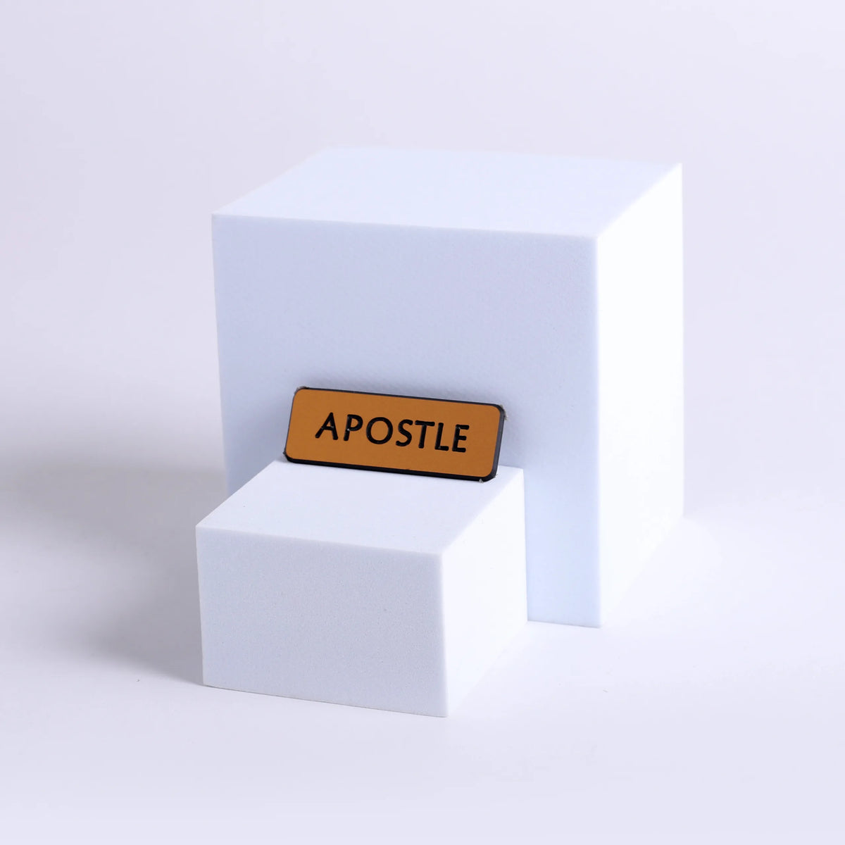 Badge Engraved Contemporary Apostle Gold Magnetic by Swanson Christian Products