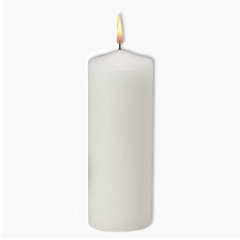 Plain Memorial Pillar Candle by Will & Baumer, product view 2
