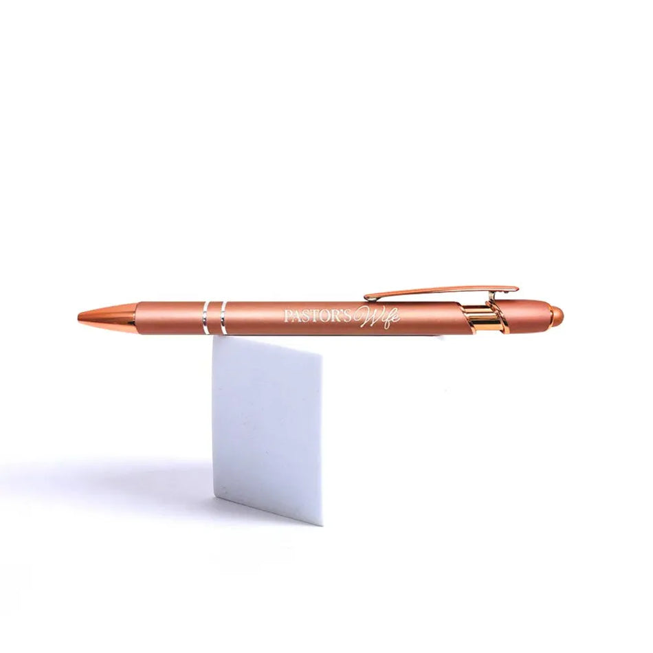 Gift Pen – Pastor’s Wife – Rose Gold – Soft Touch