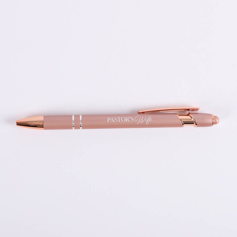 GIFT PEN SOFT TOUCH PASTOR'S WIFE ROSE GOLD