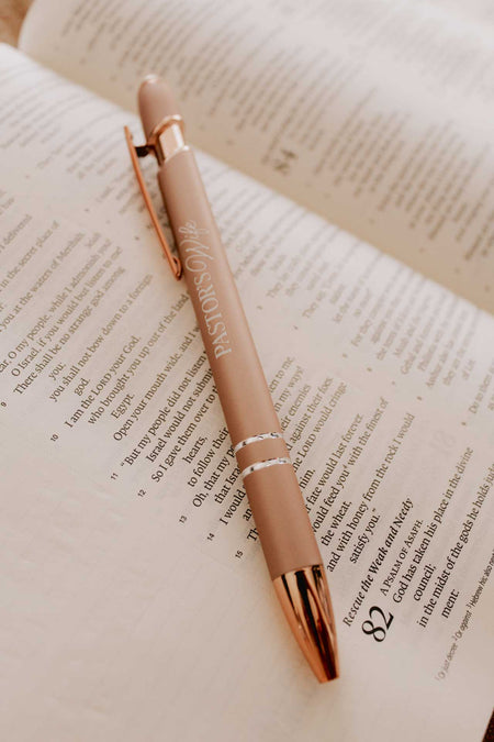 GIFT PEN SOFT TOUCH PASTOR'S WIFE ROSE GOLD