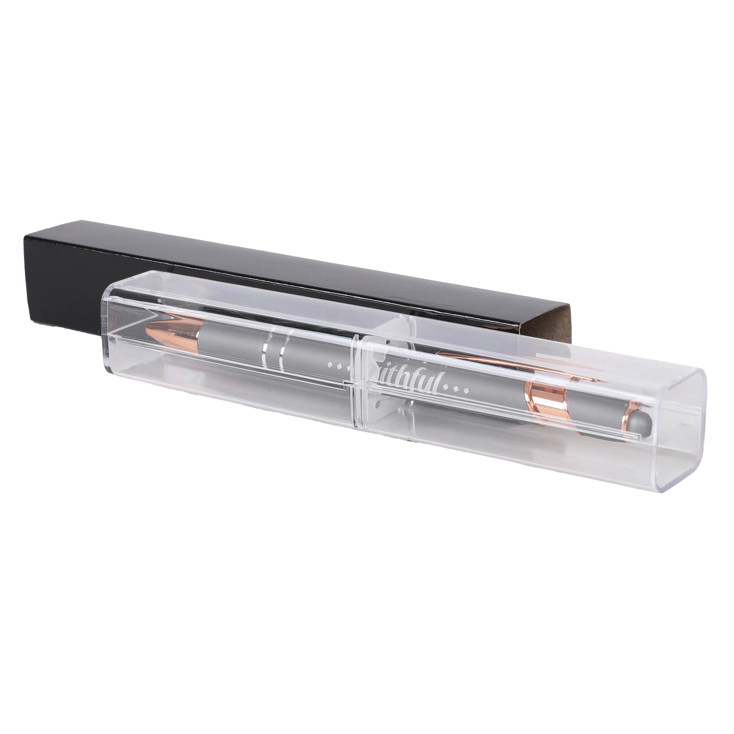 GIFT PEN SOFT TOUCH FAITHFUL GREY