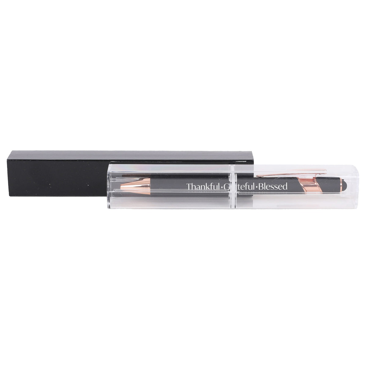 GIFT PEN SOFT TOUCH THANKFUL BLACK