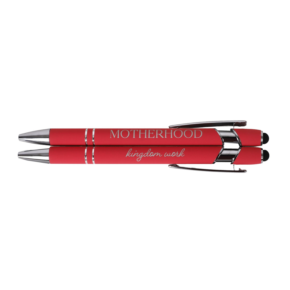 Gift Pen Soft Touch Motherhood Kingdom Work Coral by Swanson Christian Products