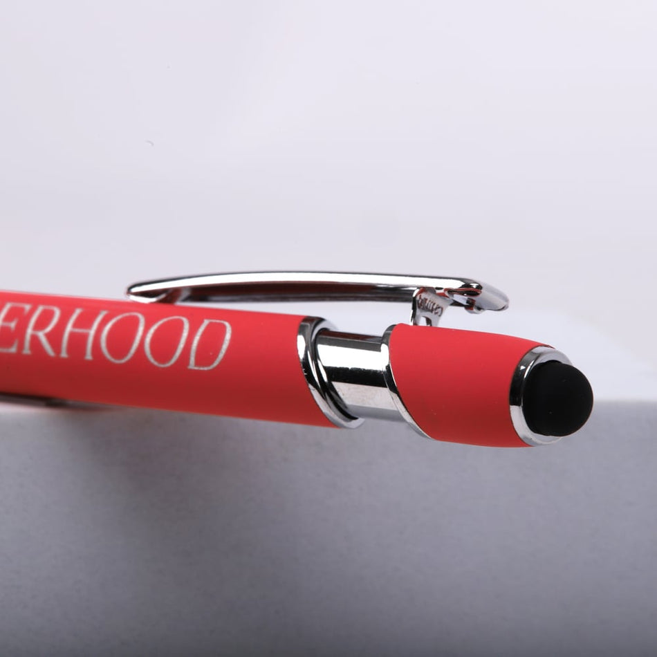 Gift Pen Soft Touch Motherhood Kingdom Work Coral by Swanson Christian Products, product view 2