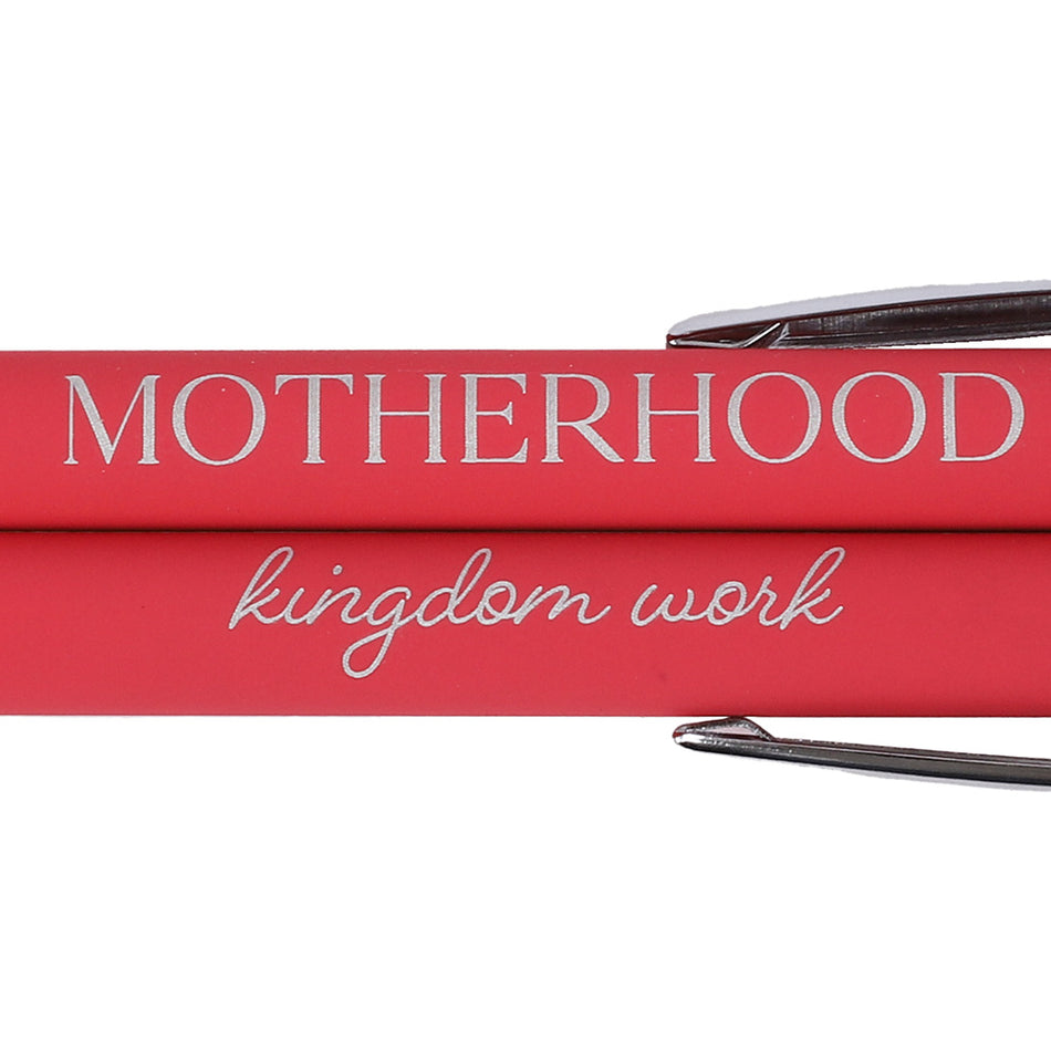 Gift Pen Soft Touch Motherhood Kingdom Work Coral