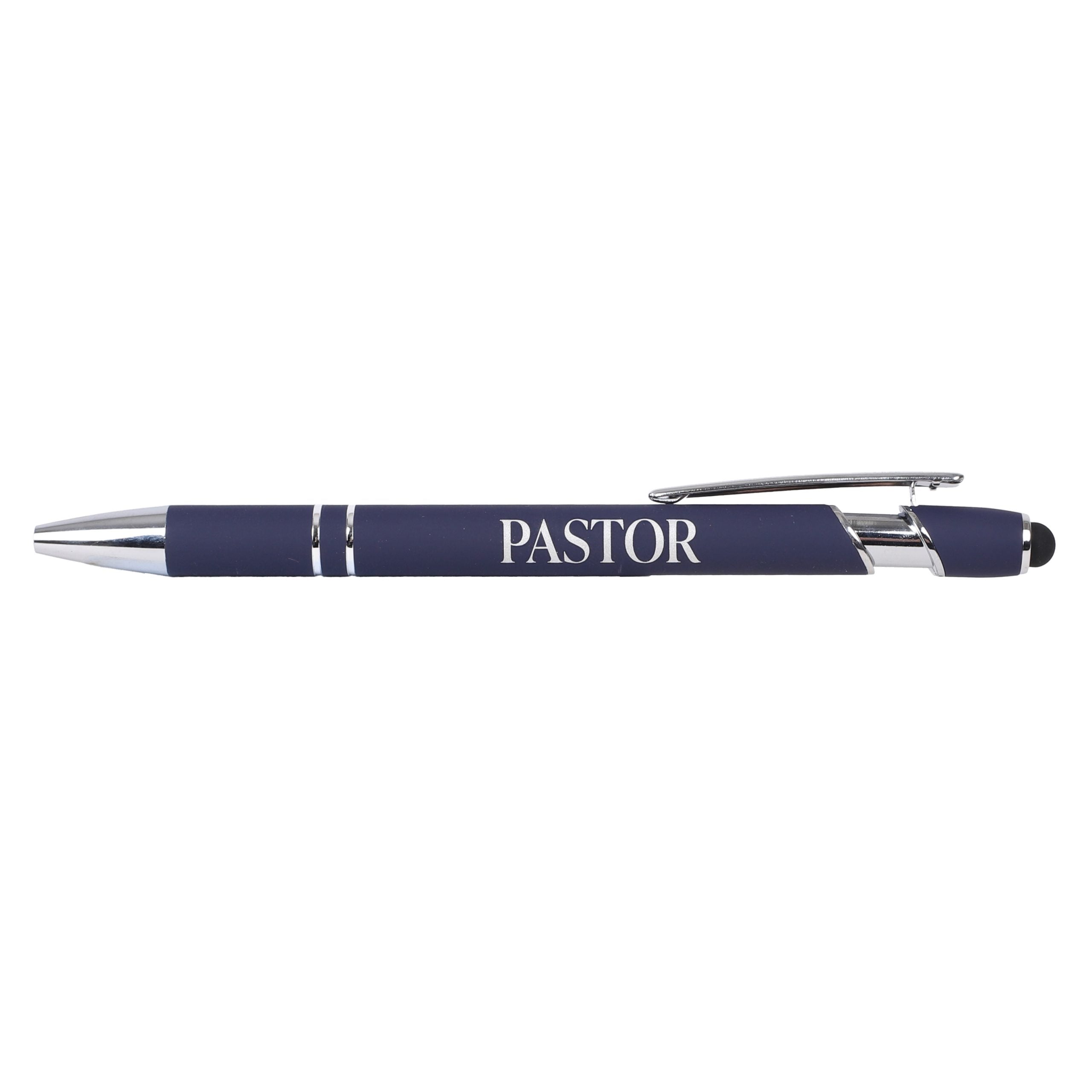 GIFT PEN SOFT TOUCH PASTOR NAVY