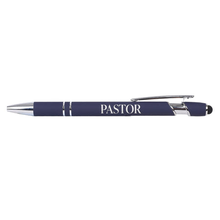 GIFT PEN SOFT TOUCH PASTOR NAVY