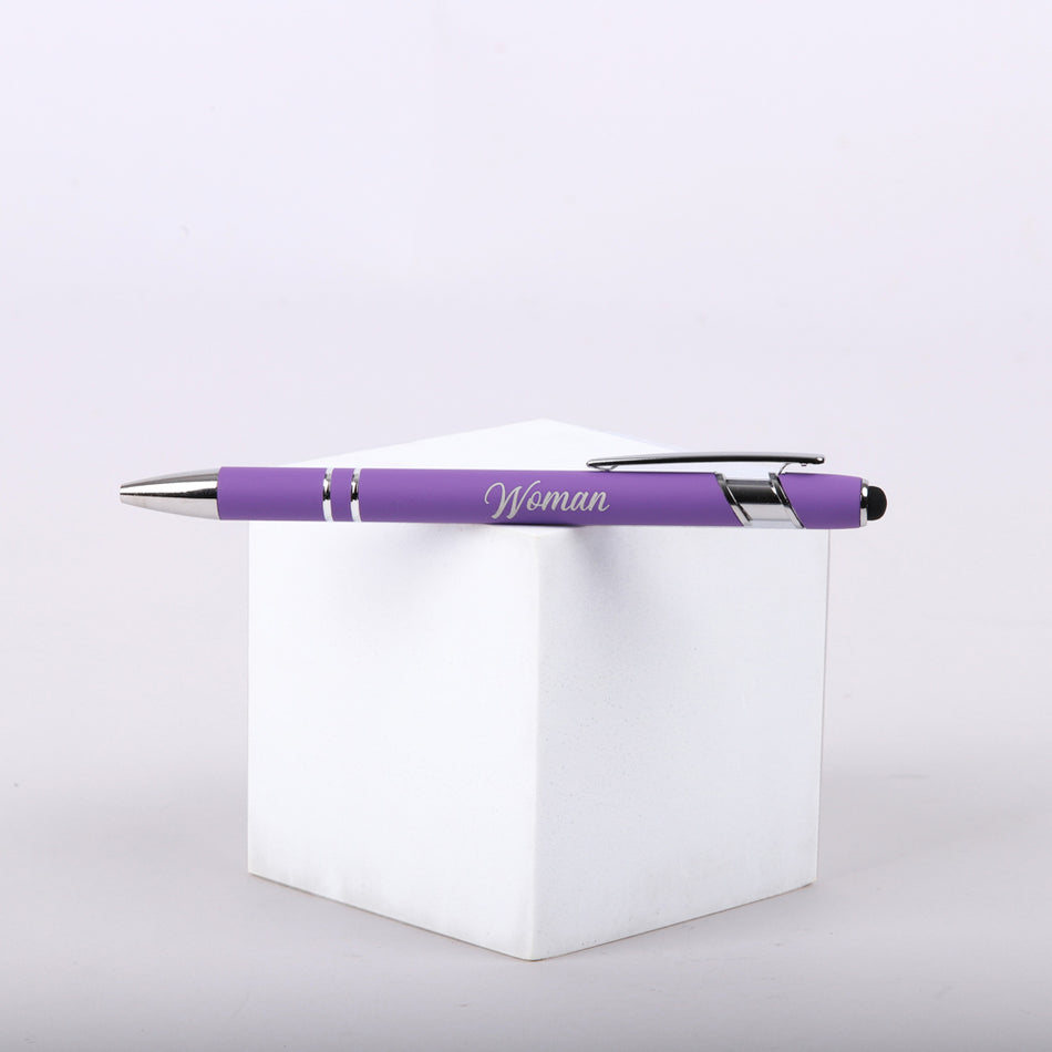 Gift Pen Soft Touch Woman of Faith Lavender