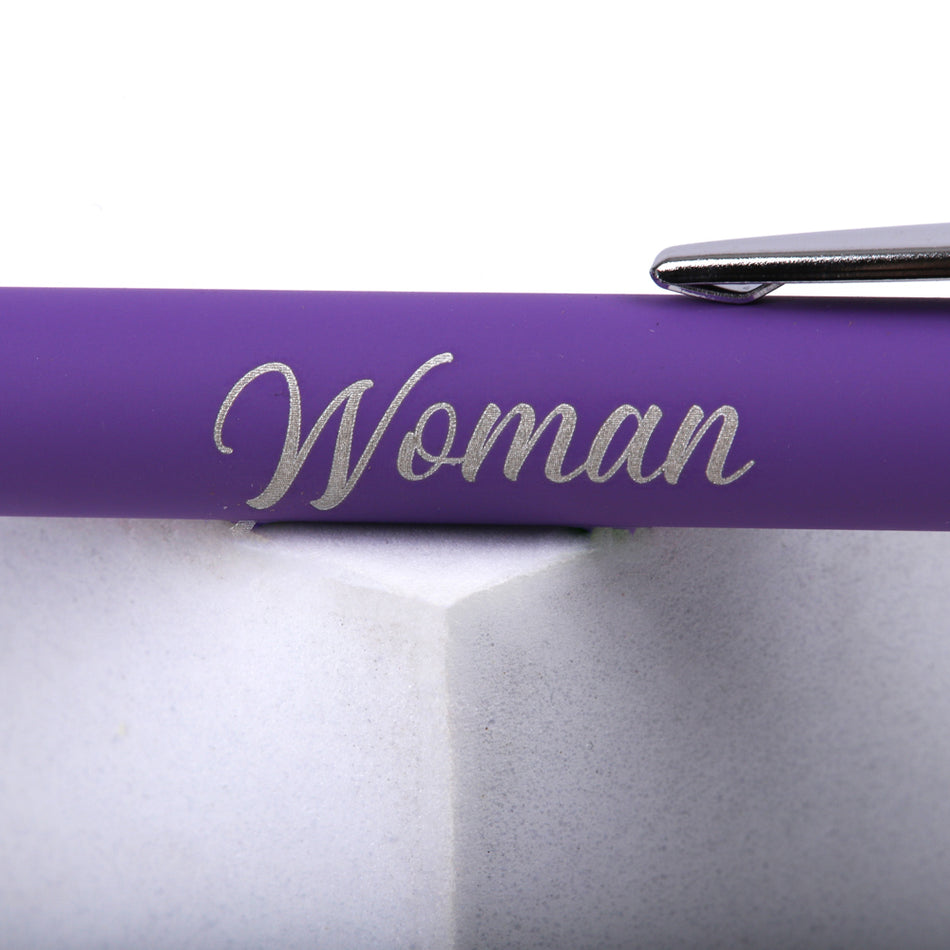 Gift Pen Soft Touch Woman of Faith Lavender