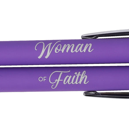 Gift Pen Soft Touch Woman of Faith Lavender by Swanson Christian Products, product view 3