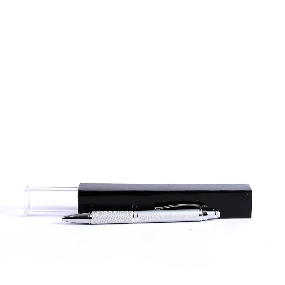 Gift Pen – Diamond Touch Celebrate Life – Silver
