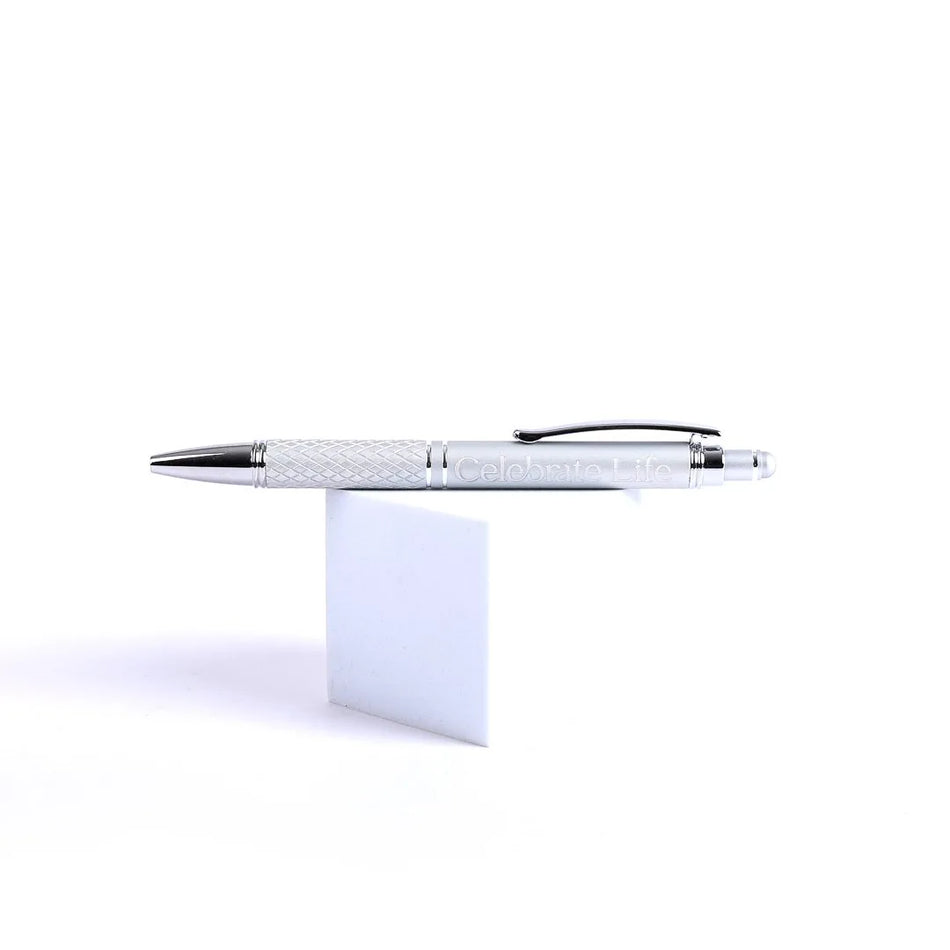 Gift Pen – Diamond Touch Celebrate Life – Silver