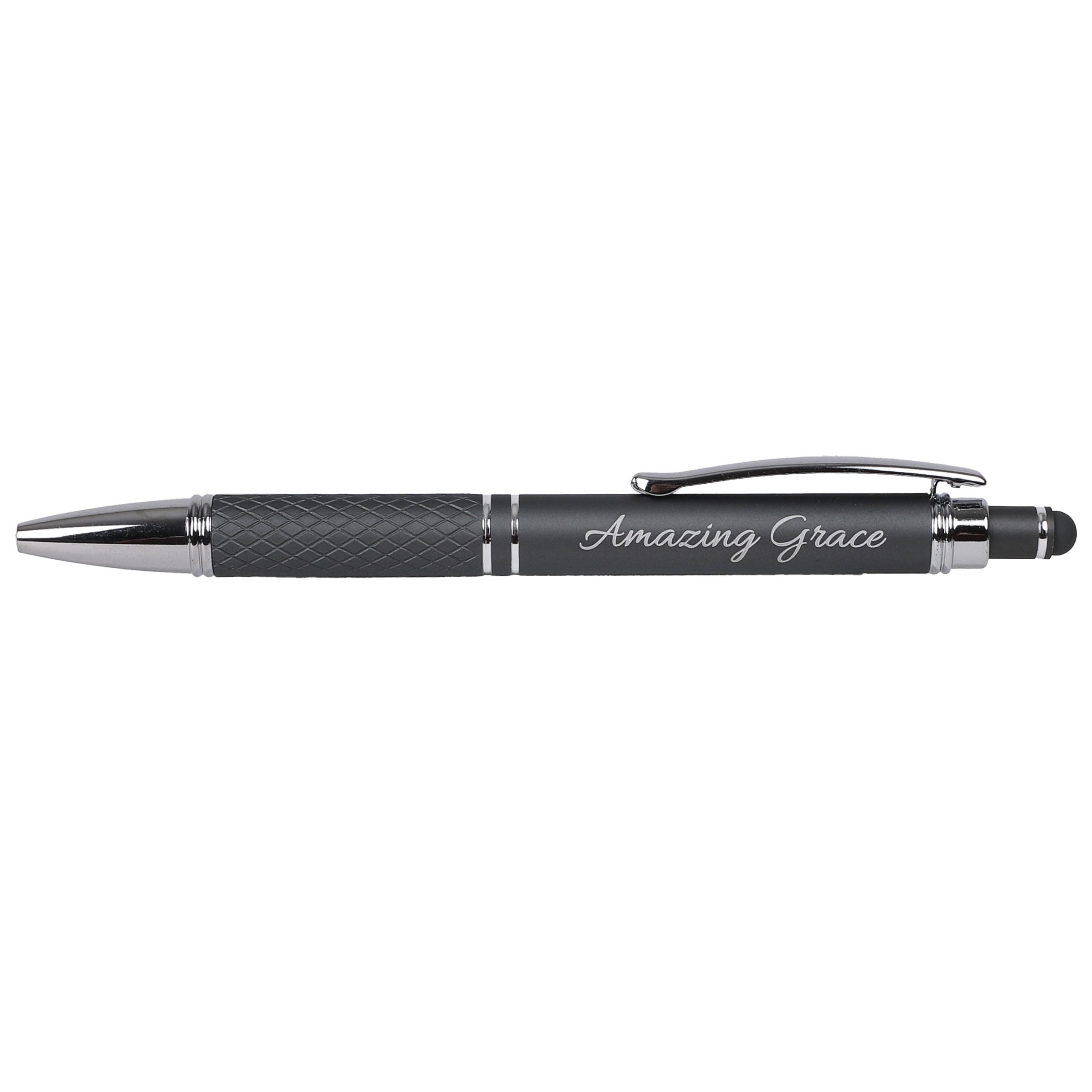 GIFT PEN DIAMOND TOUCH AMAZING GRACE CHARCOAL