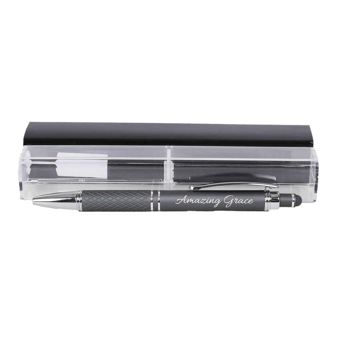 GIFT PEN DIAMOND TOUCH AMAZING GRACE CHARCOAL