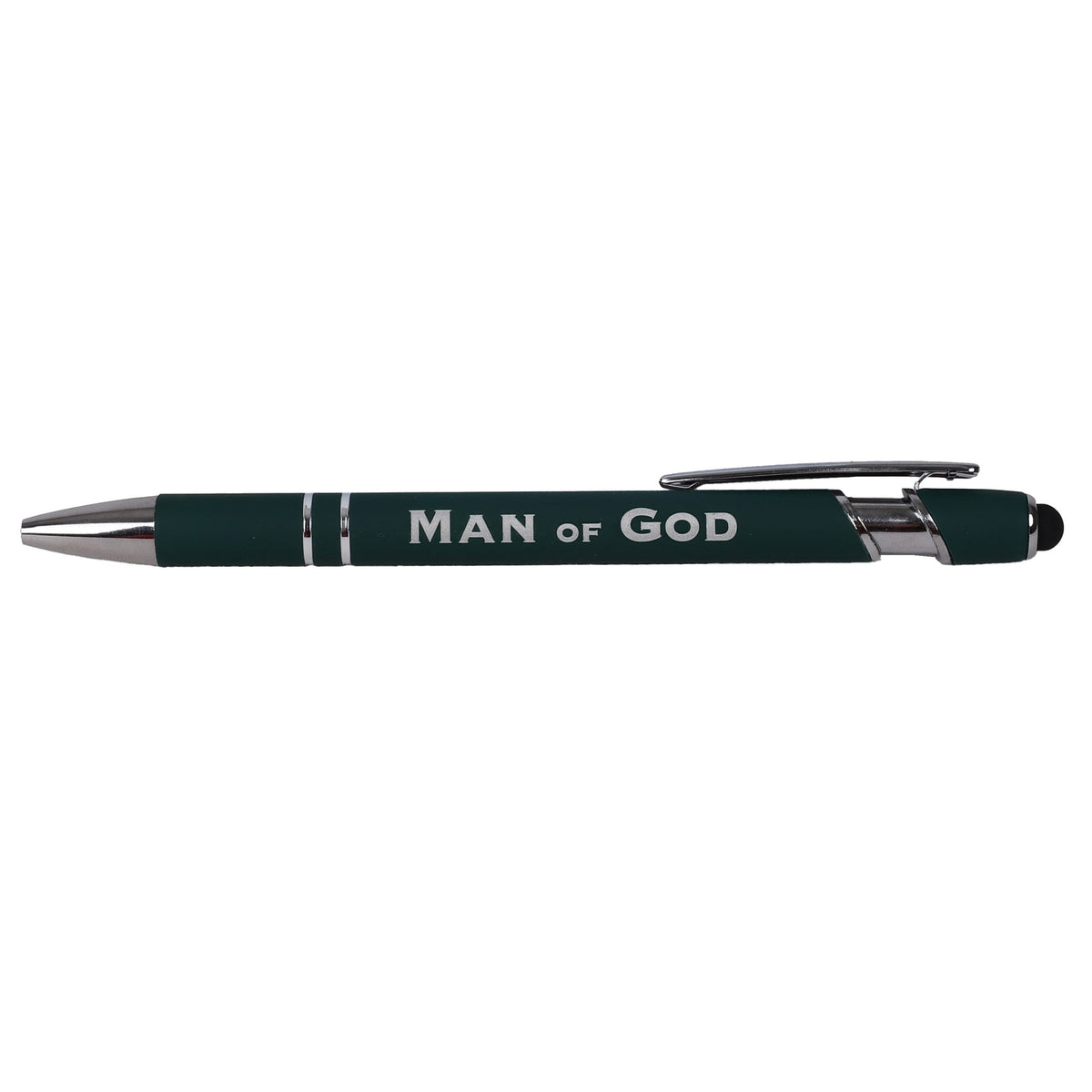 Gift Pen Soft Touch Man of God Green by Swanson Christian Products