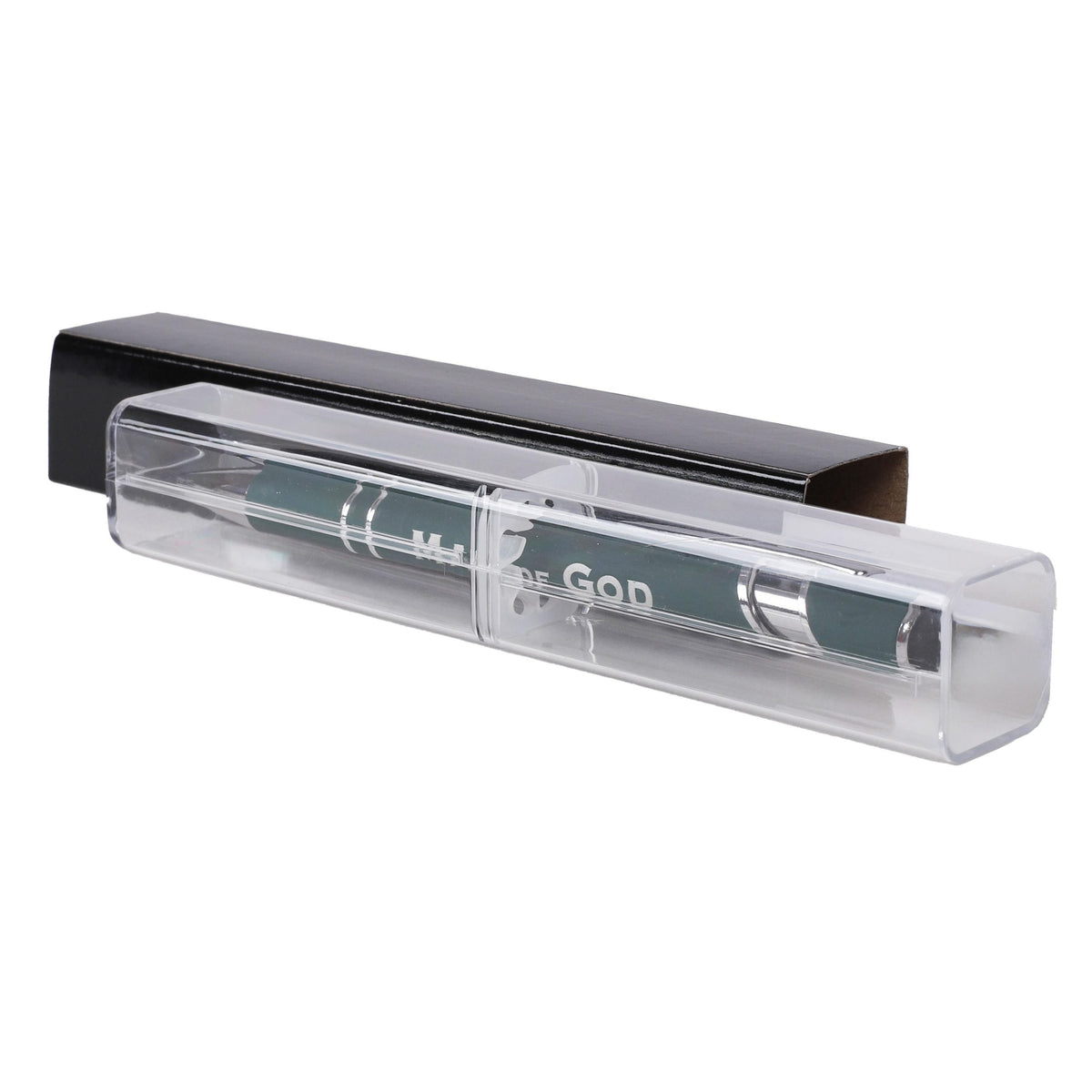 Gift Pen Soft Touch Man of God Green by Swanson Christian Products, product view 5