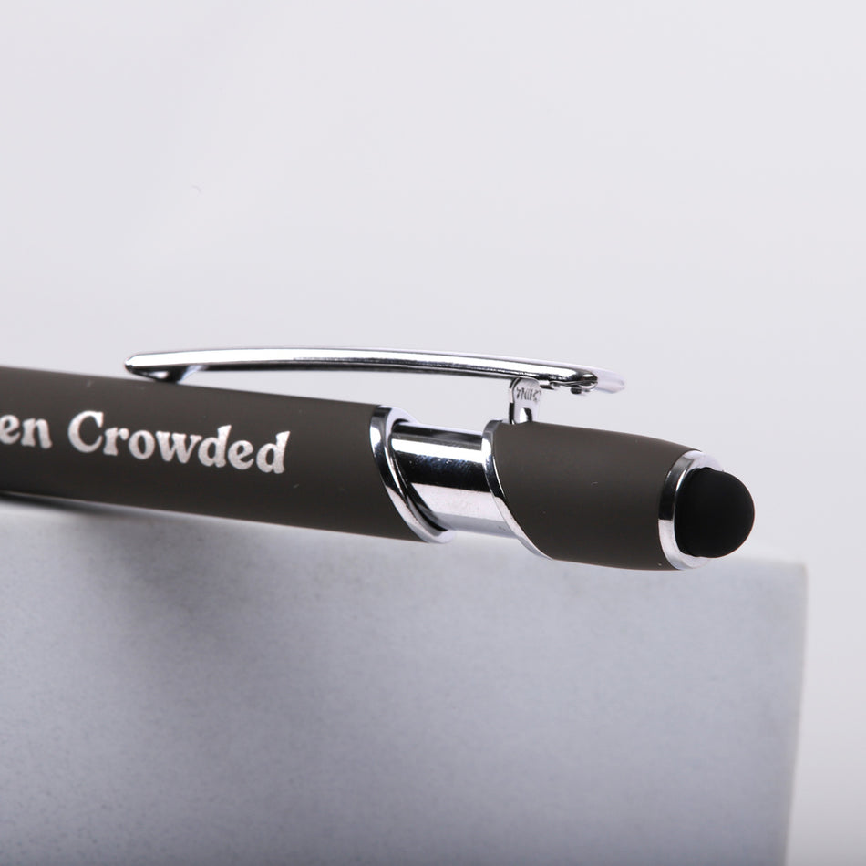 Gift Pen Soft Touch Make Heaven Crowded Grey