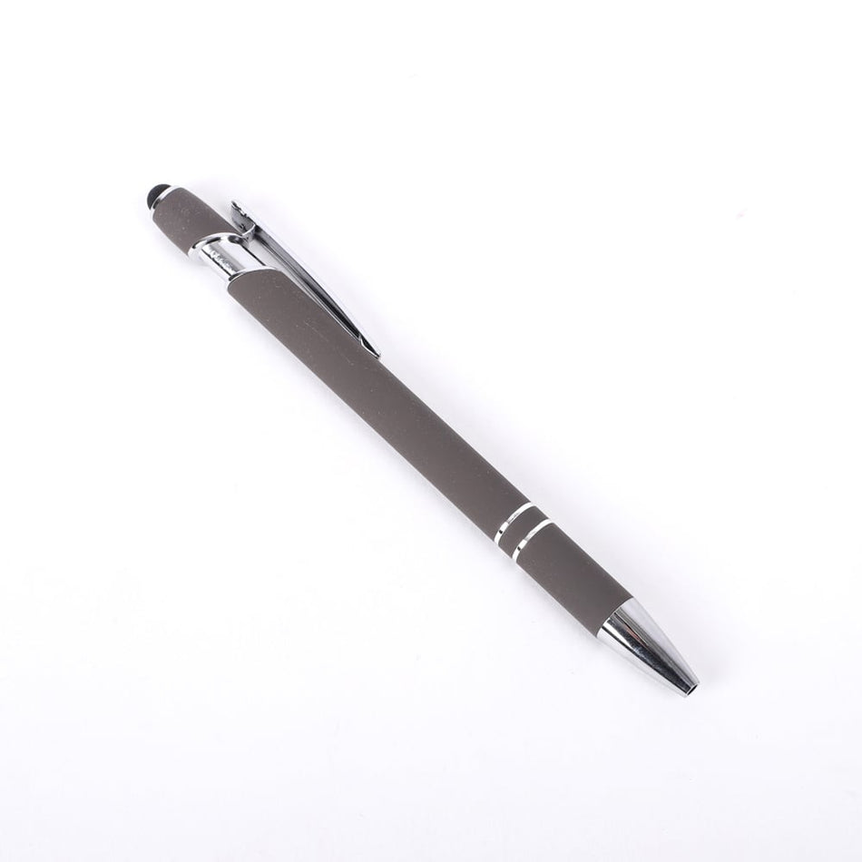 Gift Pen Soft Touch Make Heaven Crowded Grey by Swanson Christian Products, product view 2