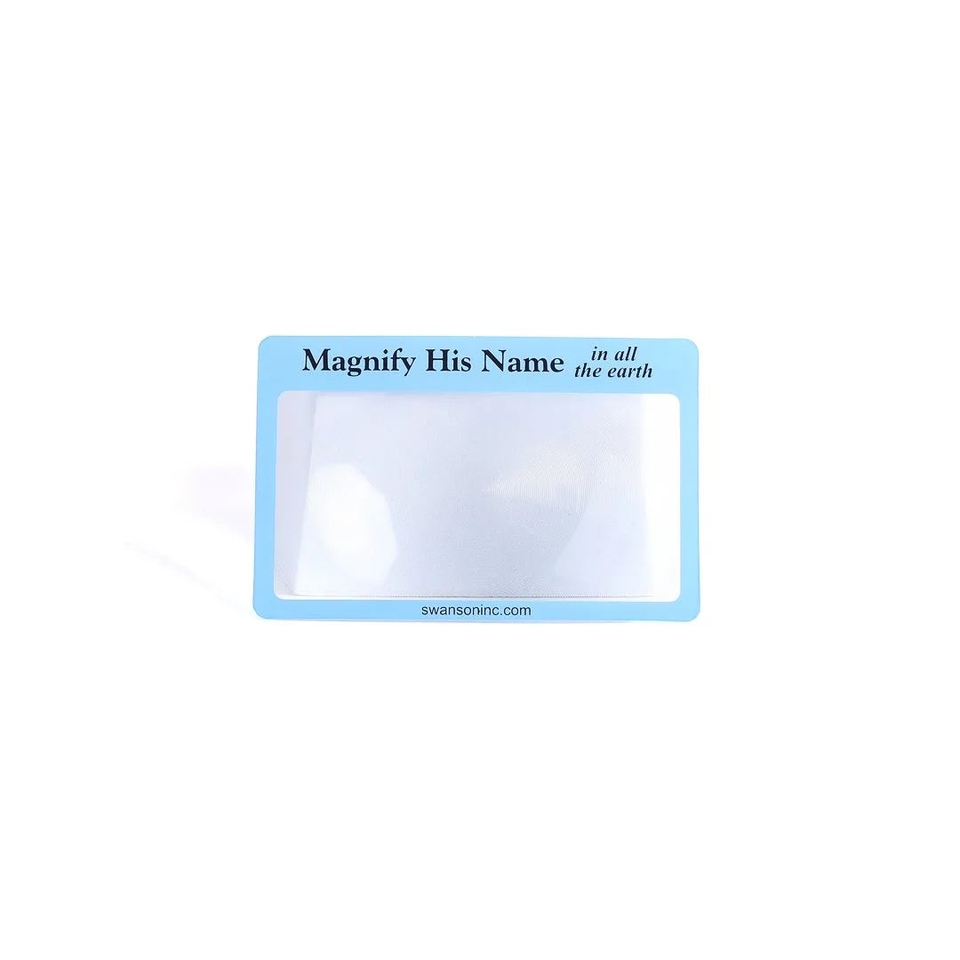 MAGNIFIER CREDIT CARD SIZE PK6