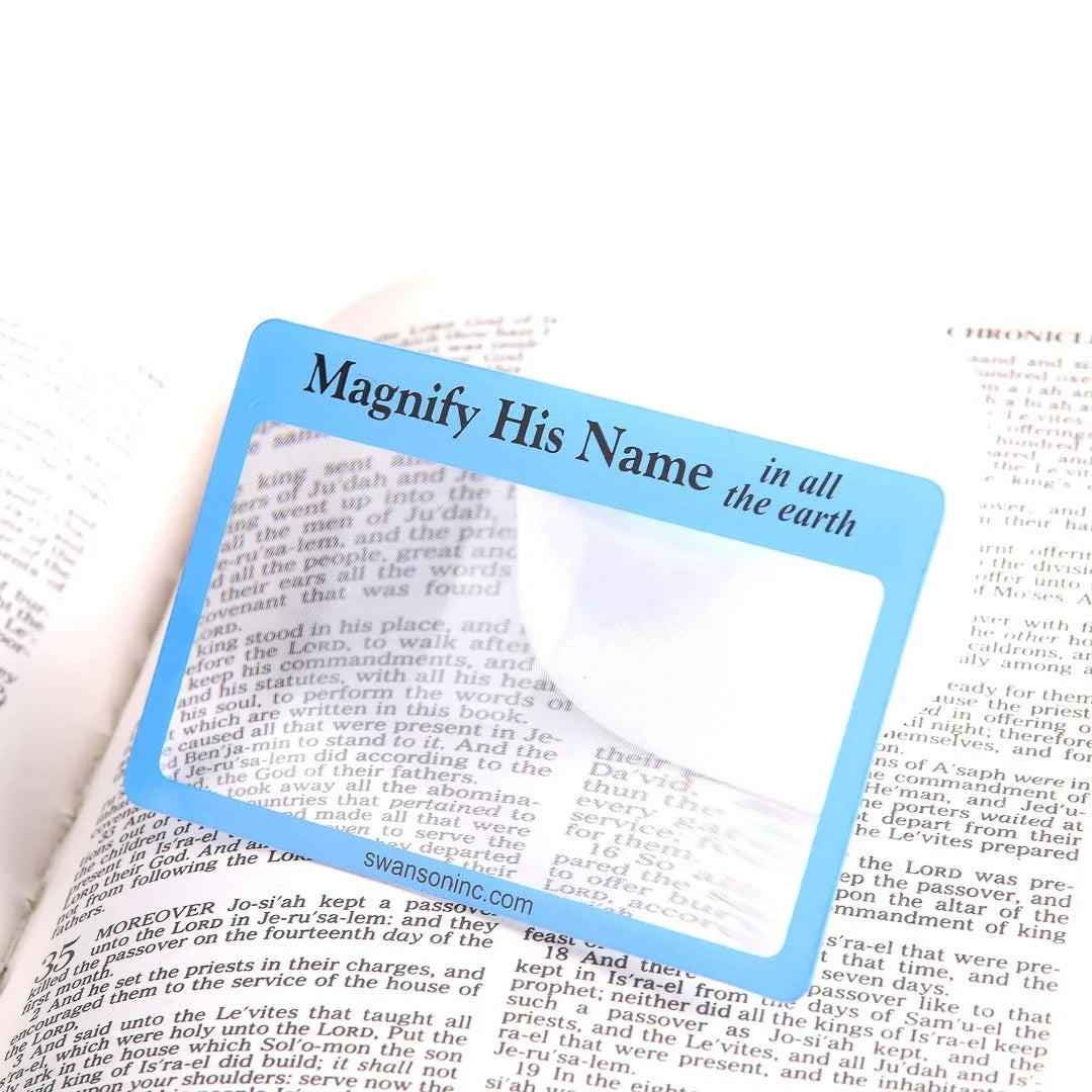 MAGNIFIER CREDIT CARD SIZE PK6