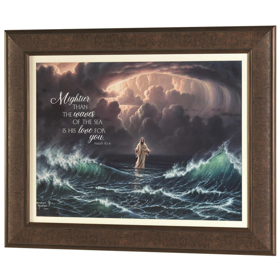 Framed Wall Art Mightier Than Waves by Dicksons