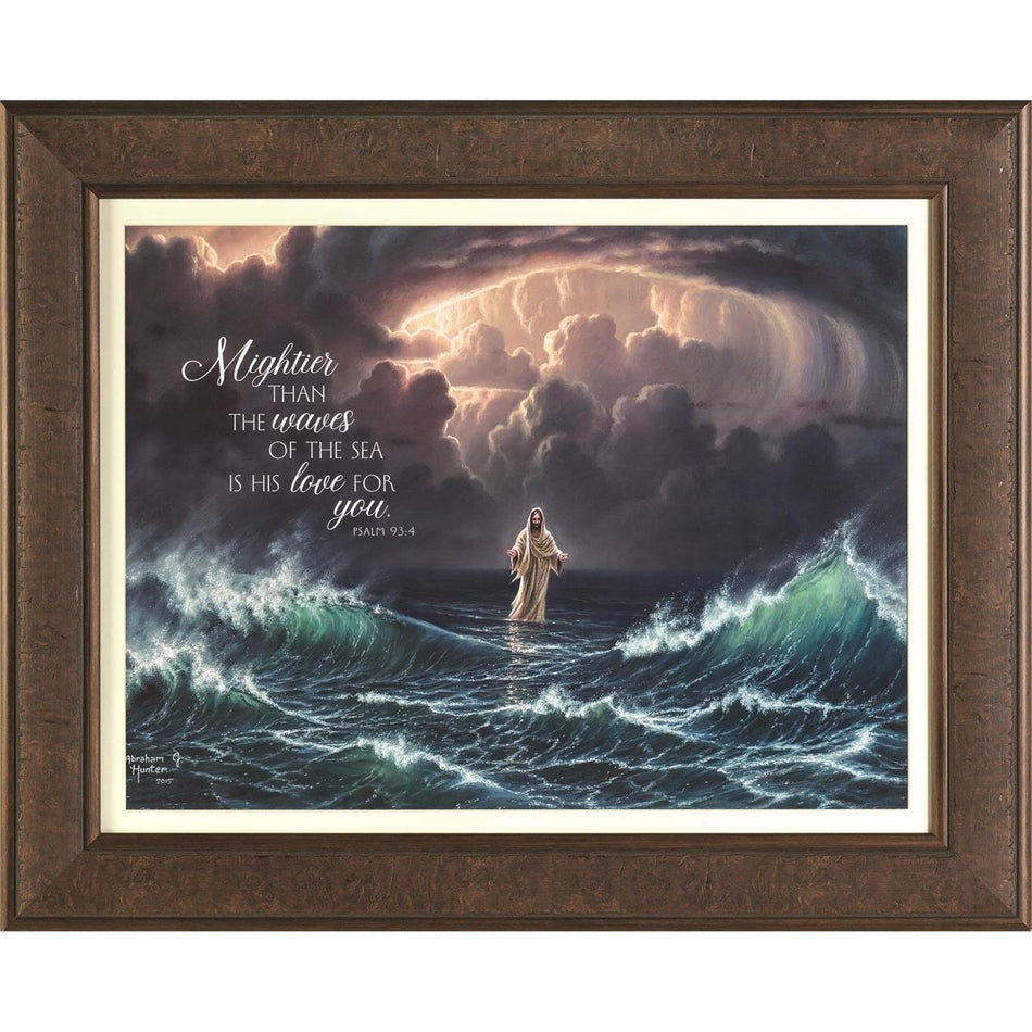 Framed Wall Art Mightier Than Waves by Dicksons, product view 2