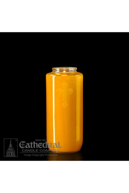 5-Day Amber Glass Offering Candles - AF205-34 by Anchor Christian Distributors