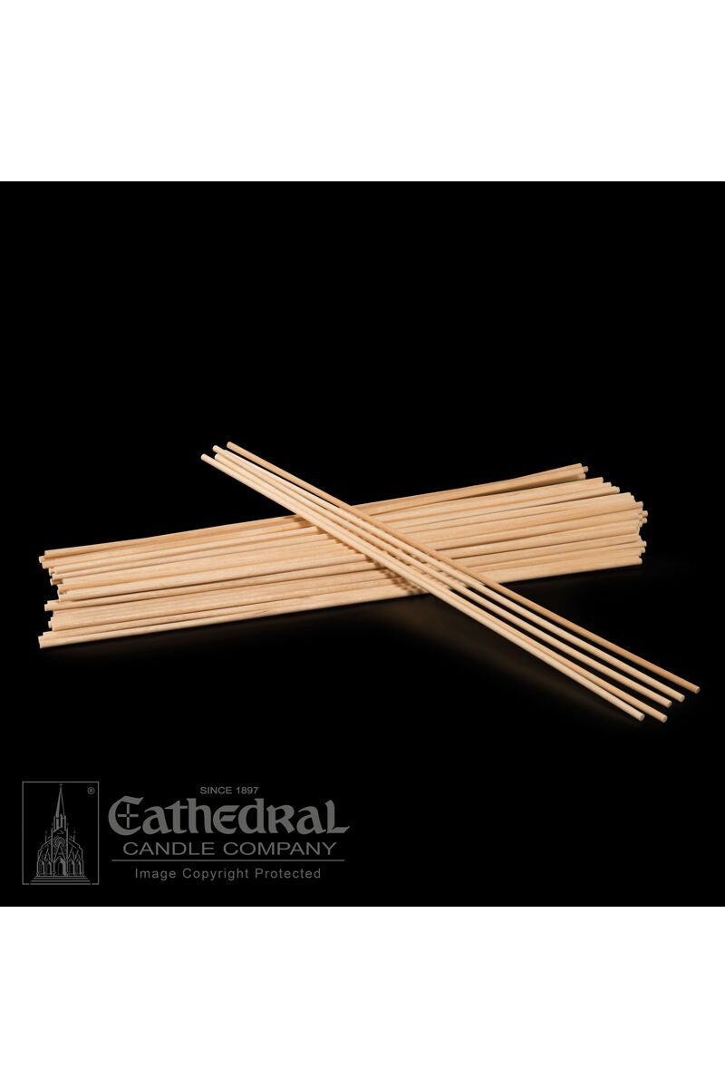 500 Thick Wood Lighting Tapers by Anchor Christian Distributors